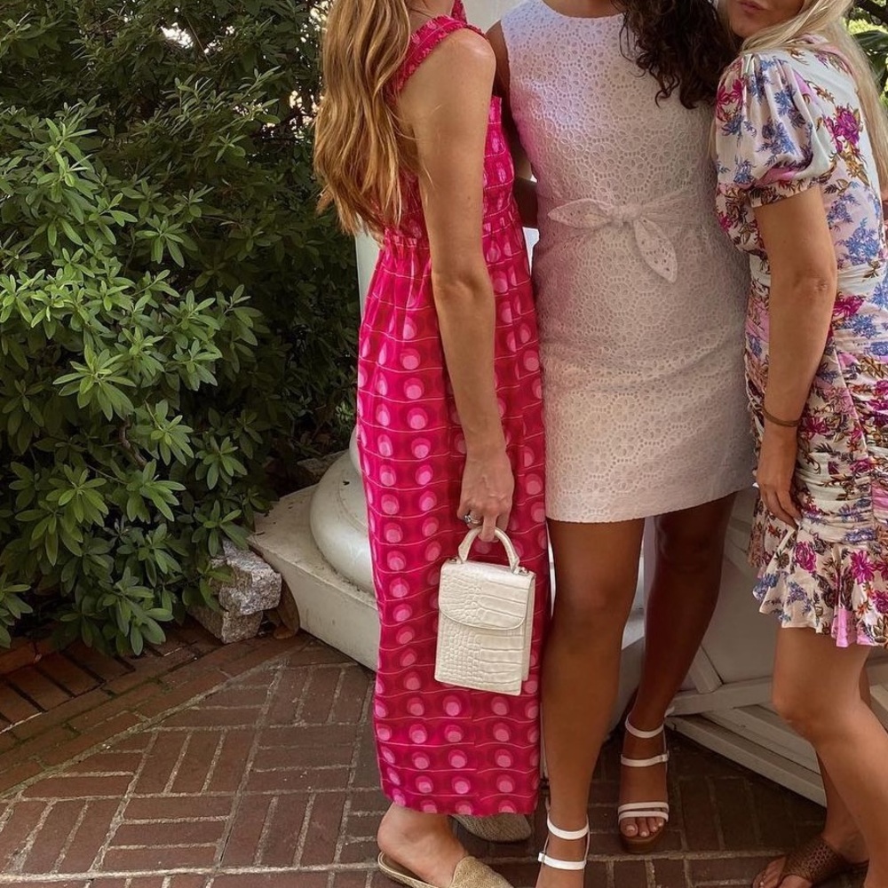 Pink pattern cotton Zara dress